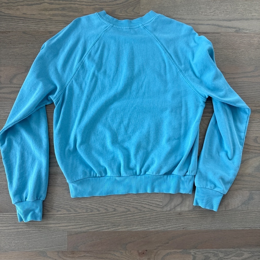 Salty Crew lightweight, Caribbean blue sweatshirt. Size medium. - Picture 3 of 3
